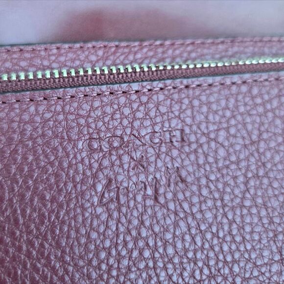 Coach x Guang Yu Signature Rexy Canvas and Leather Anna Crossbody Bag. Beige/Red - Picture 7 of 10